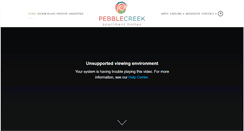 Desktop Screenshot of pebblecreekliving.com