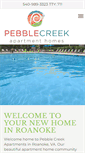 Mobile Screenshot of pebblecreekliving.com